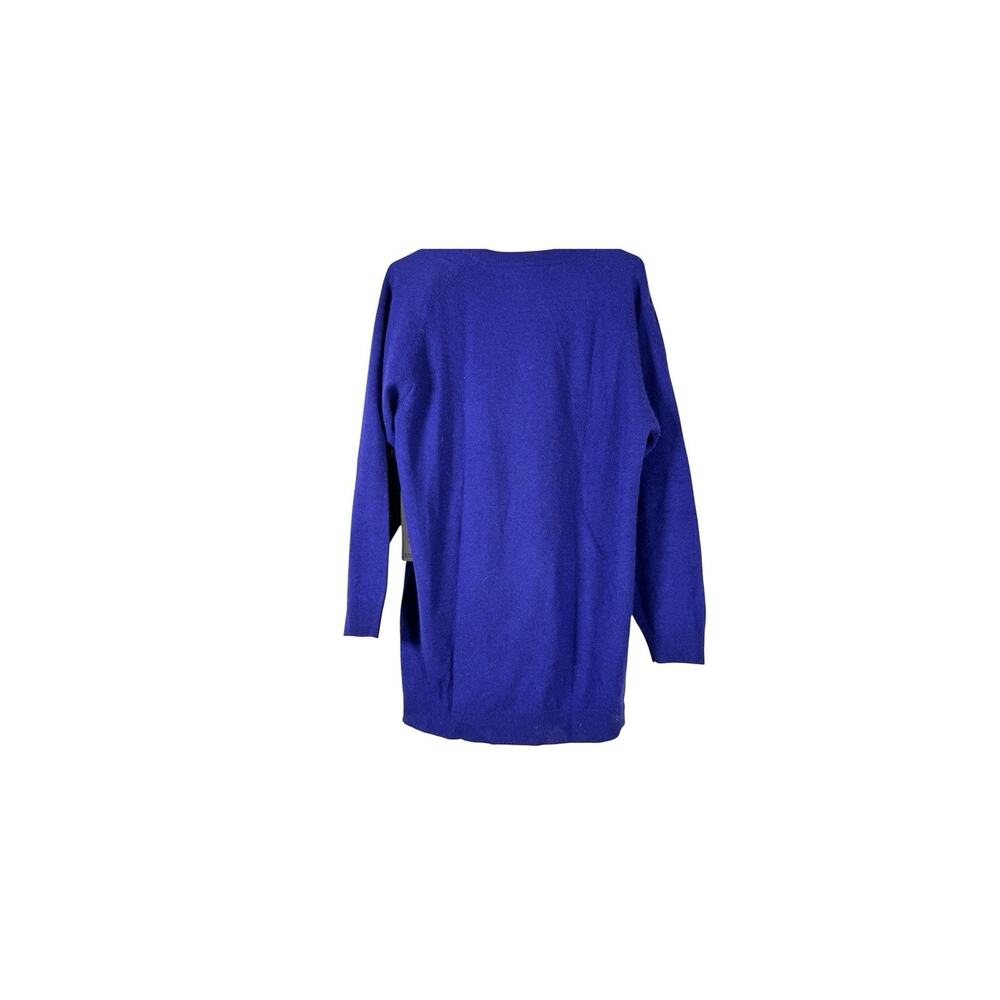 Patrick Tricot Vtg Purple Sweater lambswool, angora,nylonblend shoulderpads 80s - Picture 2 of 7
